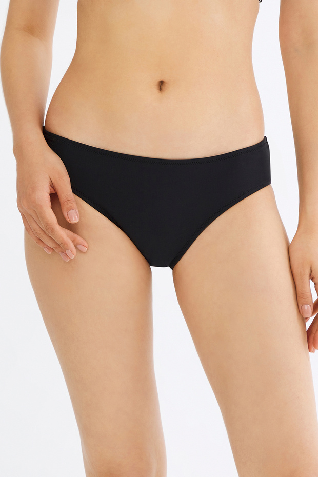 Siyah Basic Cover Bikini Altı - 1