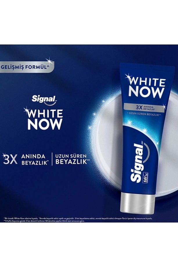 White Now & Signal White System Diş Macunu 75 ml x 2’li Karışık Paket - 3