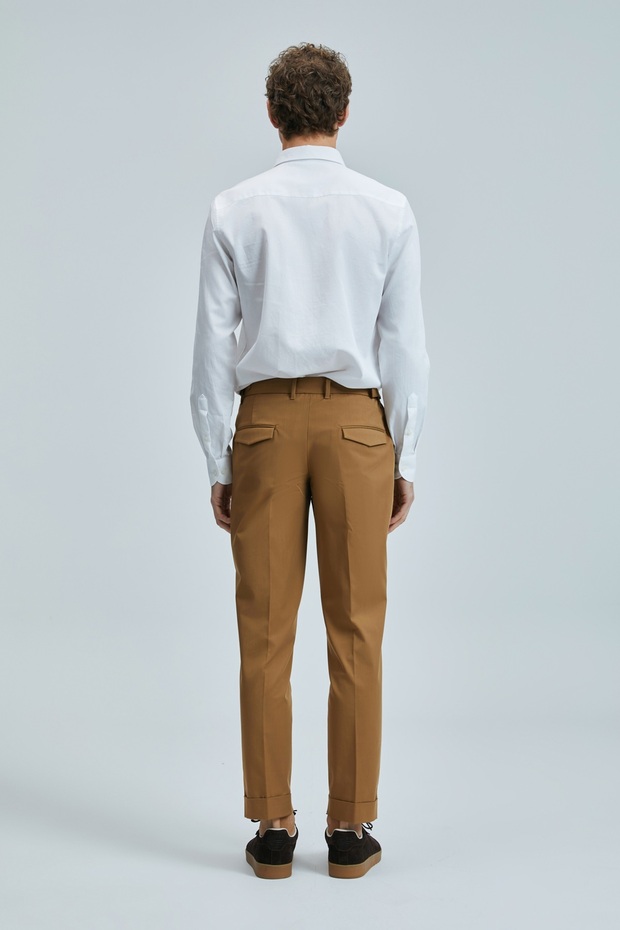 111010634 Farla Men's Basic Shirt Regular Fit White Men's Shirt White - 7