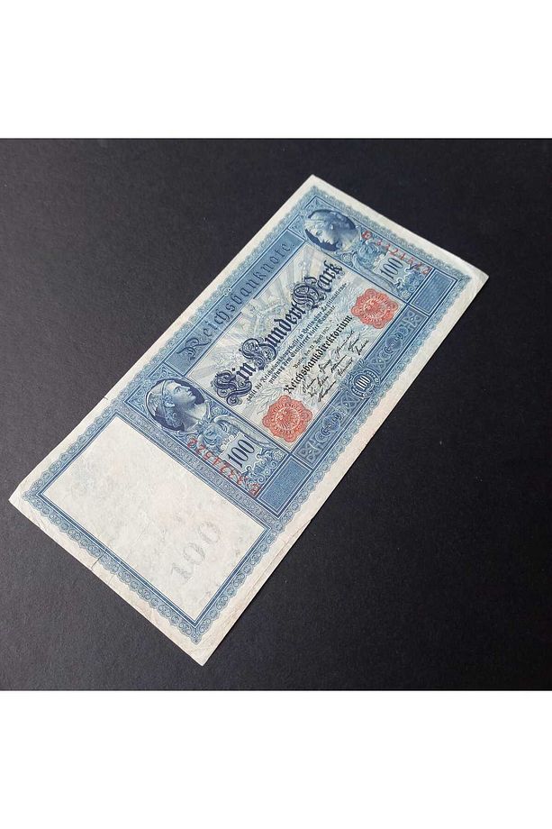 399636834cfe8eb332 1910 Almanya 100Mark TEMİZ+/ÇT eski yabancı kağıt para - 4