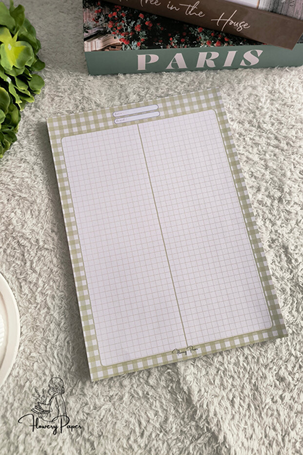 A4 Notepad - Memopad,Check List ,Bloknot ,Not kağıdı, Okul Defteri - 2