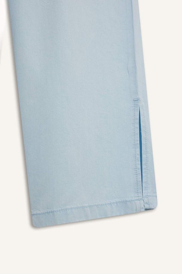 Pull On Culotte Yüksek Esnek Belli Yıkamalı Pantolon D8240AX25SM - 3