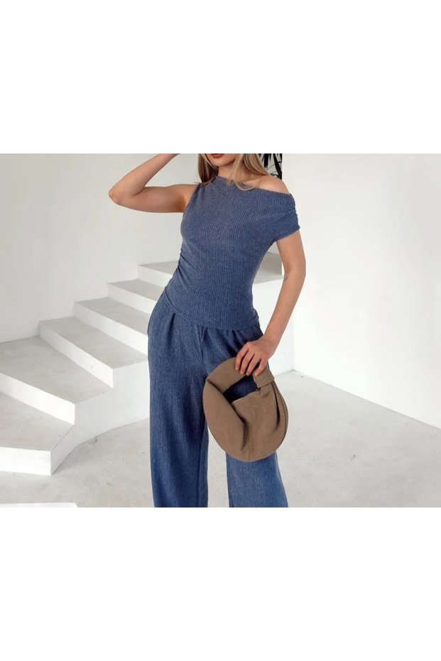 New Season Women's Bottom-Top Suit Summer Trousers - Blouse Stylish Combination