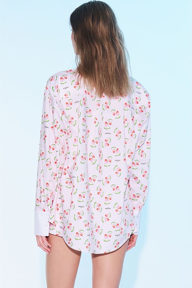 SS6036 SELITA OVERSIZE GÖMLEK - 8
