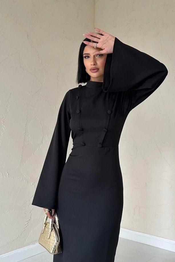 iyah Tek Kollu Elbise - 2