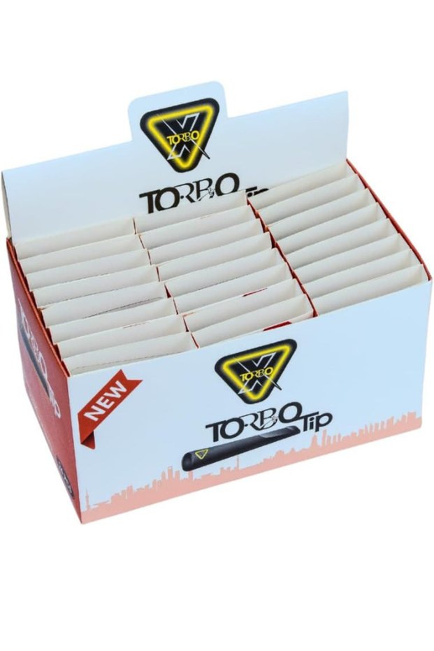 X-Torbo Tip pipe Filter Black | Holder for Pipe| Full box | 24 packets