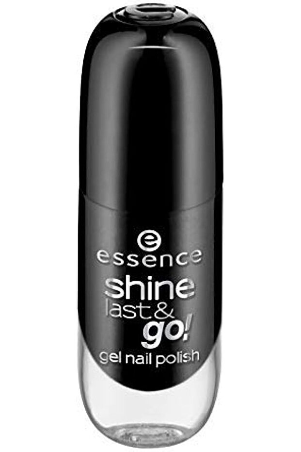 essence Shine Last & Go! Gel Nail Polish 46 Black Is Back