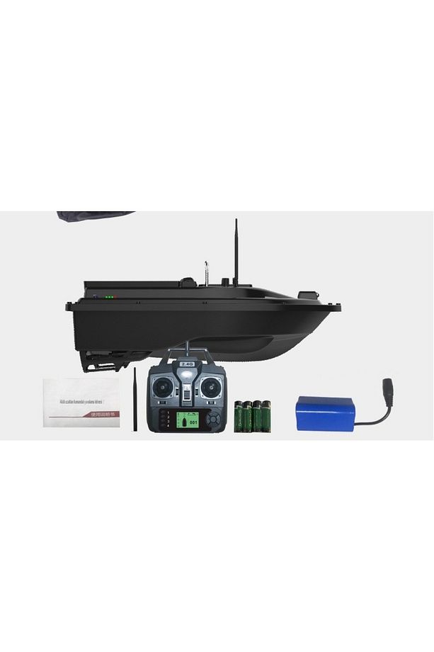 Rc Tekne Yem Konteynerli Gps Balıkçılık Yemi Teknesi Otomatik Yem Teknesi Siyah - 6