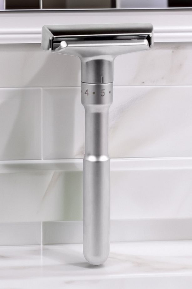 Shave Q7 Ayarlanabilir Full Metal Tıraş Makinesi 5 Adet Platinum Yaprak Jilet - 3