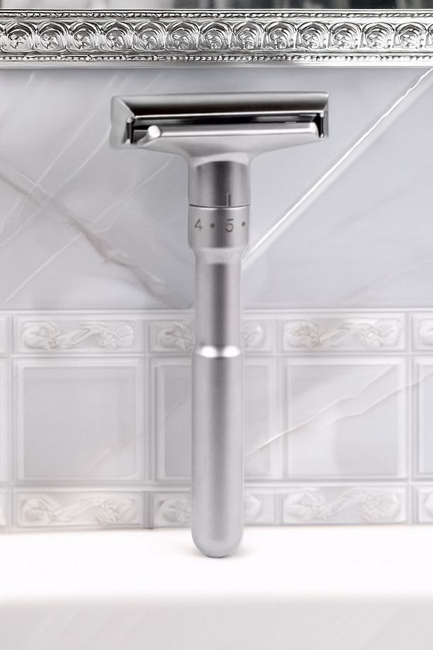 Shave Q7 Ayarlanabilir Full Metal Tıraş Makinesi 5 Adet Platinum Yaprak Jilet - 8