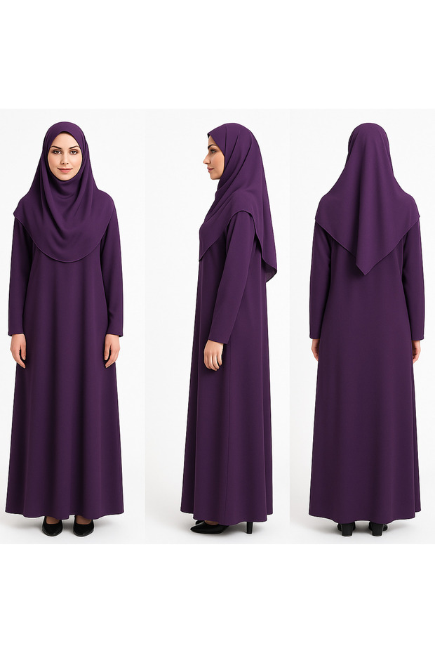 Prayer Dress (Dark Violet)