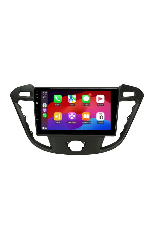 Ford Transit Custom Araç Multimedya Android Ekran Carplay Double Teyp 4+64 9" 12-17 Black BLUEWAY - 2