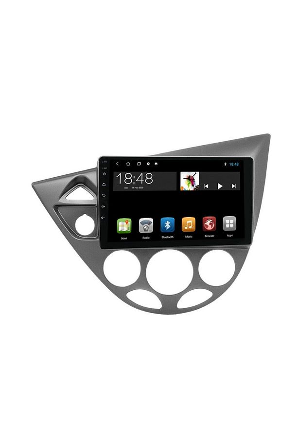 Ford Focus 1 Araç Multimedya Android Ekran Carplay Navigasyon Double Teyp 4+64 9" 99-04 Gri BLUEWAY - 2