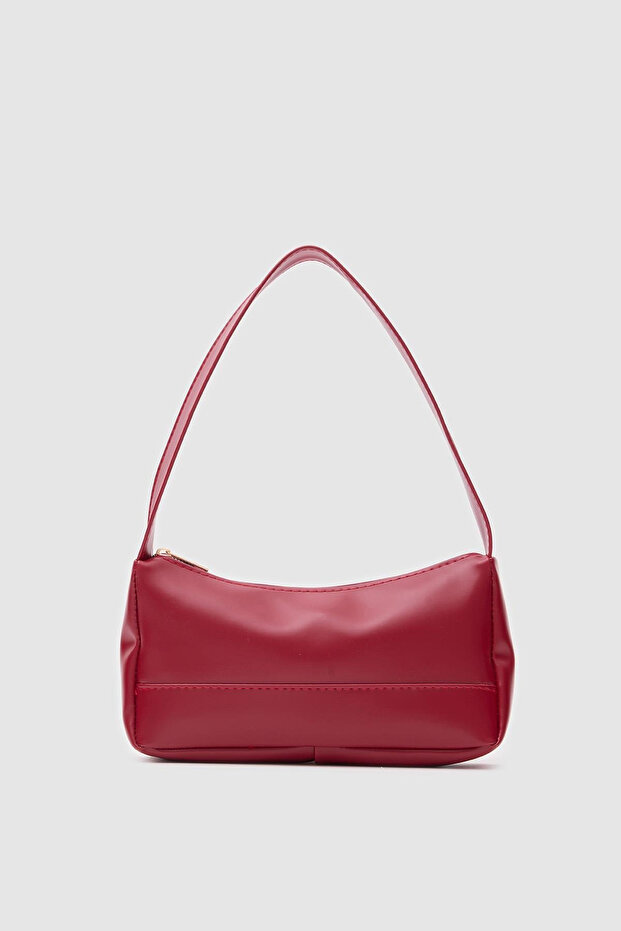 Pamela Red Basic Baguette Bag
