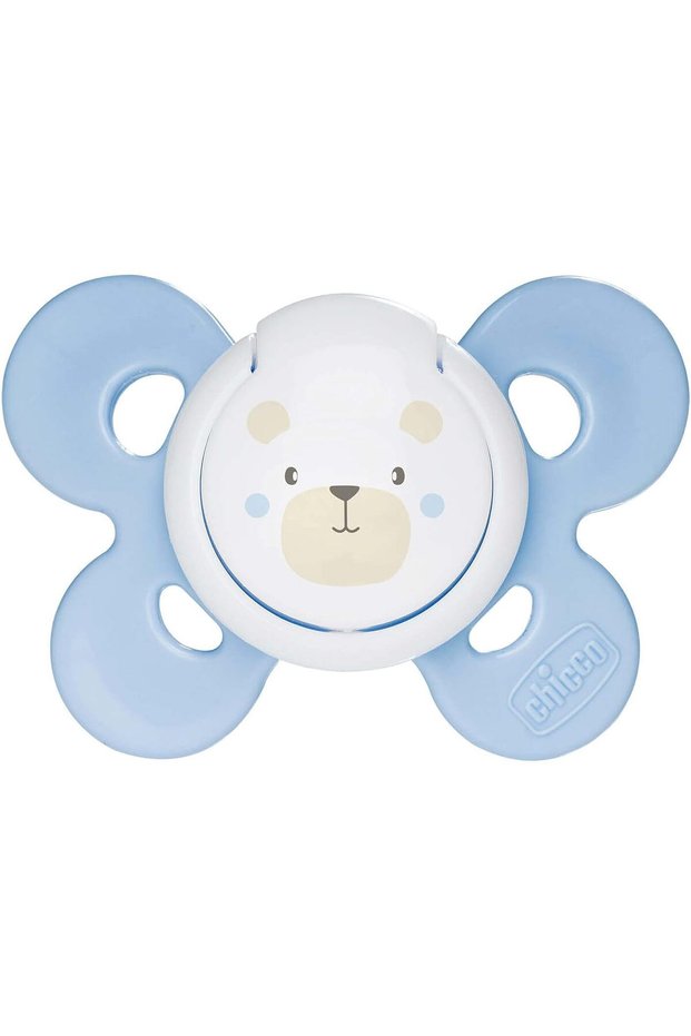 Physio Comfort Silicone Soother 0-6m, Pack of 1, Boy (Assorted Color)