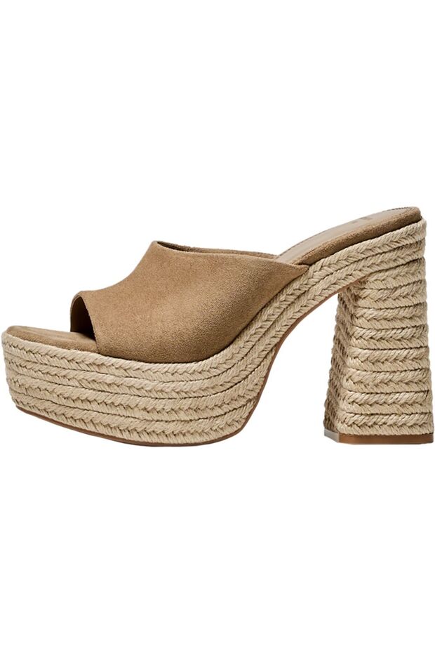 Jüt platform topuklu sandalet - 4
