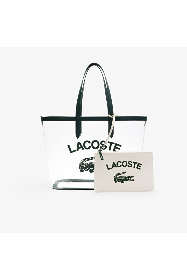 Anna Kadın Baskılı Beyaz Omuz Çantası - 1