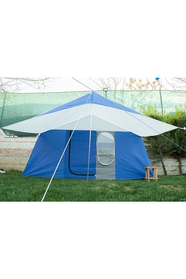 Zeycamping 3 Oda Lı 17 M2 Aile Ormancı Depo Şantiye Dağcı Kamp Çadırı 10 Kişilik - 5
