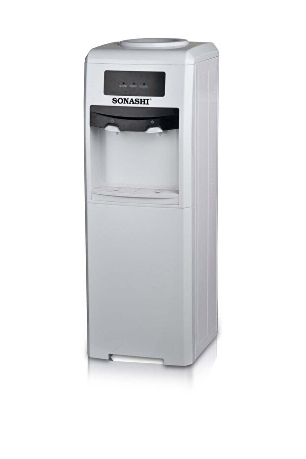 Water Dispenser - Top Loading With 2 Taps Hot & Cold | Floor Standing Model With Compressor Cooling, - 1