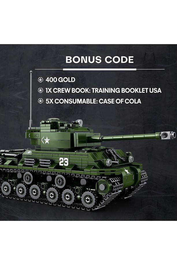 1/30 M4 Sherman Tank, Teknik Blok Yapı Kiti (836 PARÇA) - 3