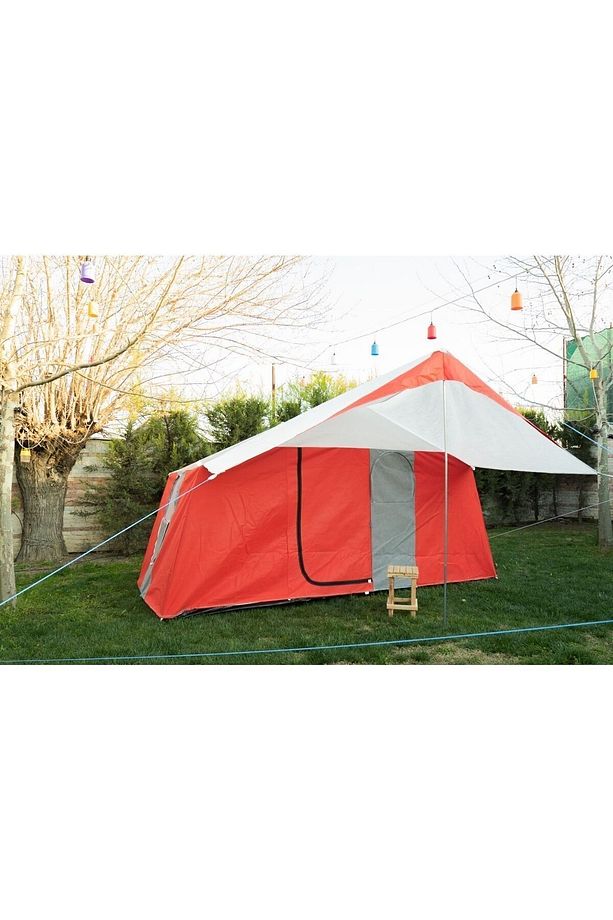 Zeycamping 3 Oda Lı 17 M2 Aile Ormancı Depo Şantiye Dağcı Kamp Çadırı 10 Kişilik - 6