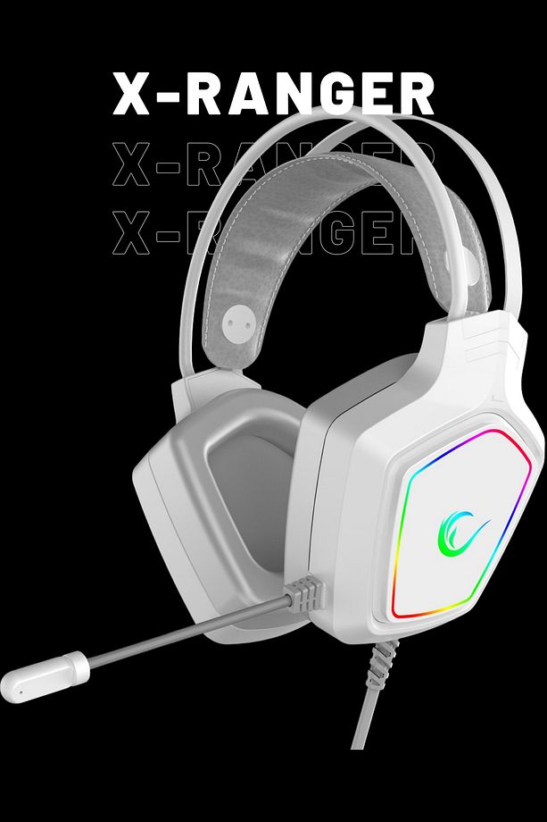 X-Ranger 7.1 Rgb Usb Mikrofonlu Oyuncu Kulaklığı Profesyonel Kulaklık Gaming Kulaklık BEYAZ - 3