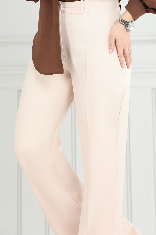 İspanyol Paça Pantolon 6629YG95 Taş - 3