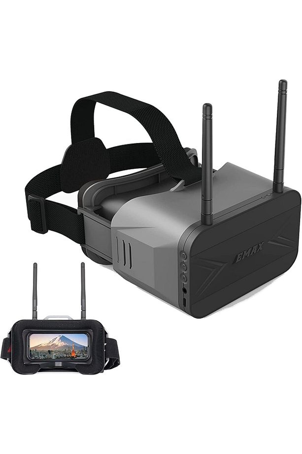 Emax Ez Pilot FPV Combo Yarış Drone Seti Quadcopter Rtf ile E8 Verici Taşıyıcı & Gözlük Kiti - 3
