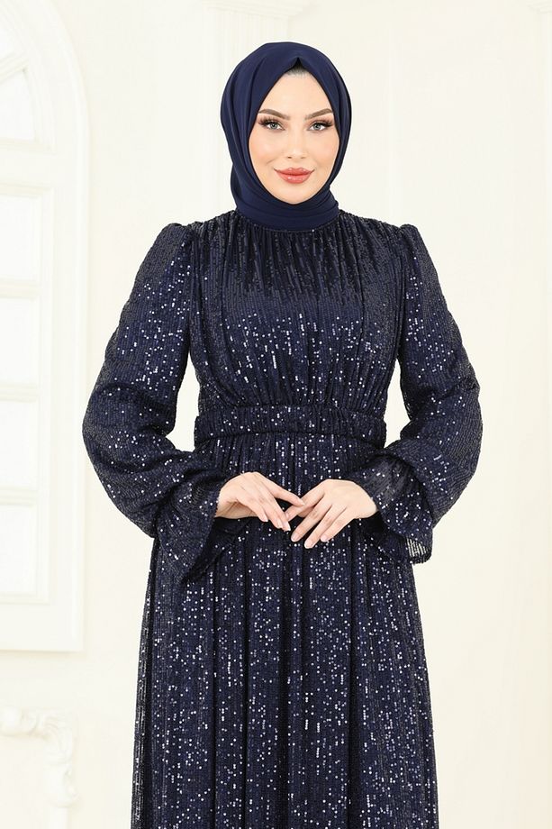 Pul Payet İşlemeli Abiye 5680EDF311 Laci - 3
