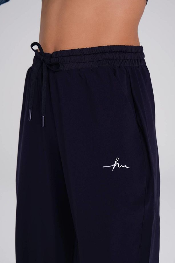 Active Lastikli Paça Lacivert Jogger Spor Pantolonu Eşofman Altı ACT-1 - 3