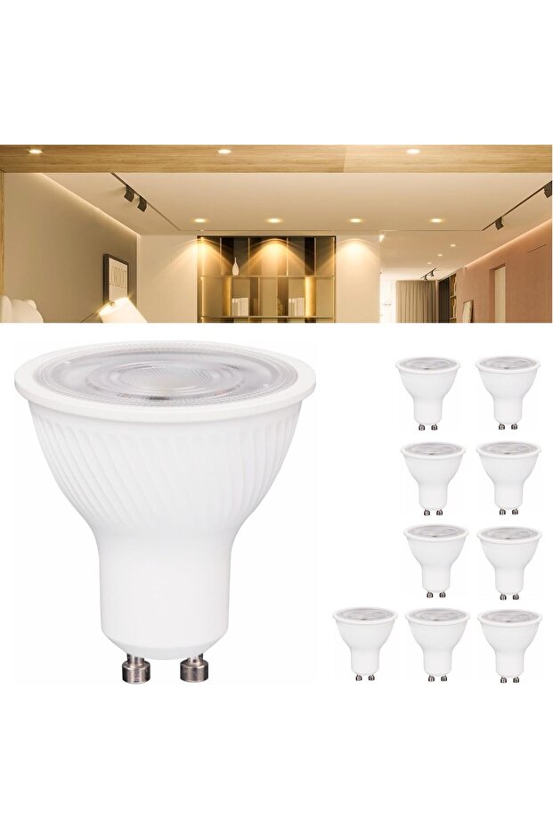 GU10 LED Bulbs Non Dimmable, Spotlight, 9W LED Light Bulb Equivalent 90W Halogen, 900LM Energy Savin