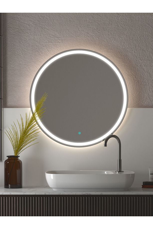 - Nova LED Aydınlatmalı Ayna - Tri-Color + Dimmer + Defogger - 1