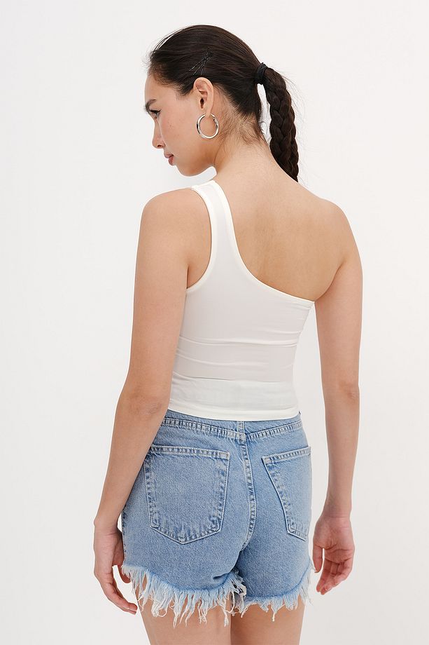 Tek Omuz Crop Büstiyer B13933-DK7 - 5