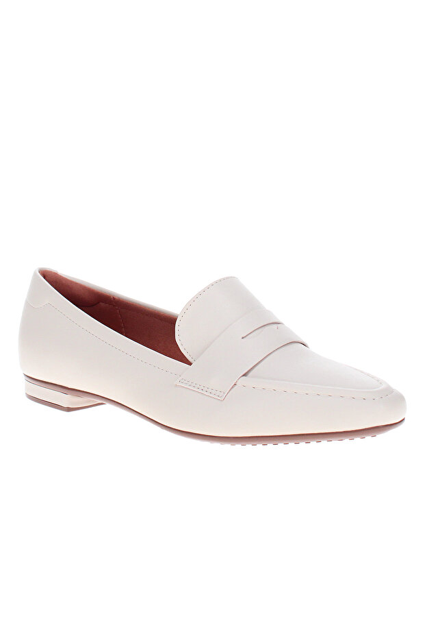 Vizzano Ladies Closed/Flat Shoes Off White | Made In Brazil