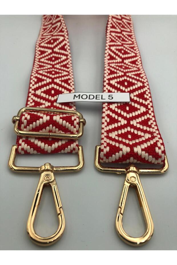 Desenli Çanta Sapı Dokuma Mango - 2