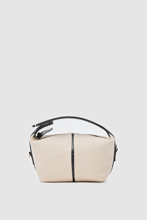 Leo Canvas Hand and Crossbody Bag Black
