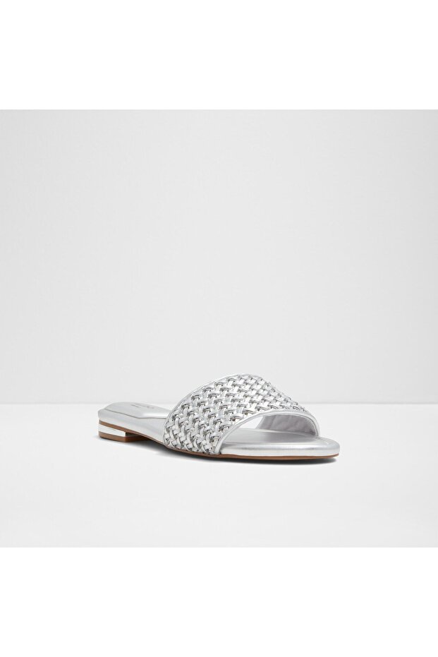 ELEONOREFLAT - Gümüş Kadın Terlik - 4