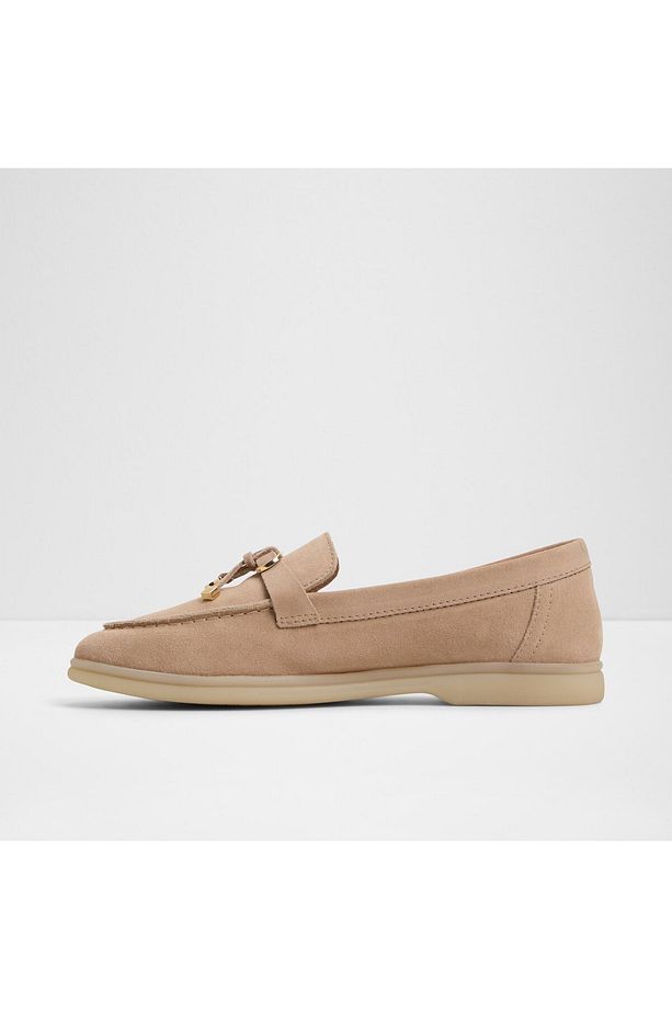 CRERAS-IN - Kadın Hakiki Deri Ekru Loafer & Mokasen - 3