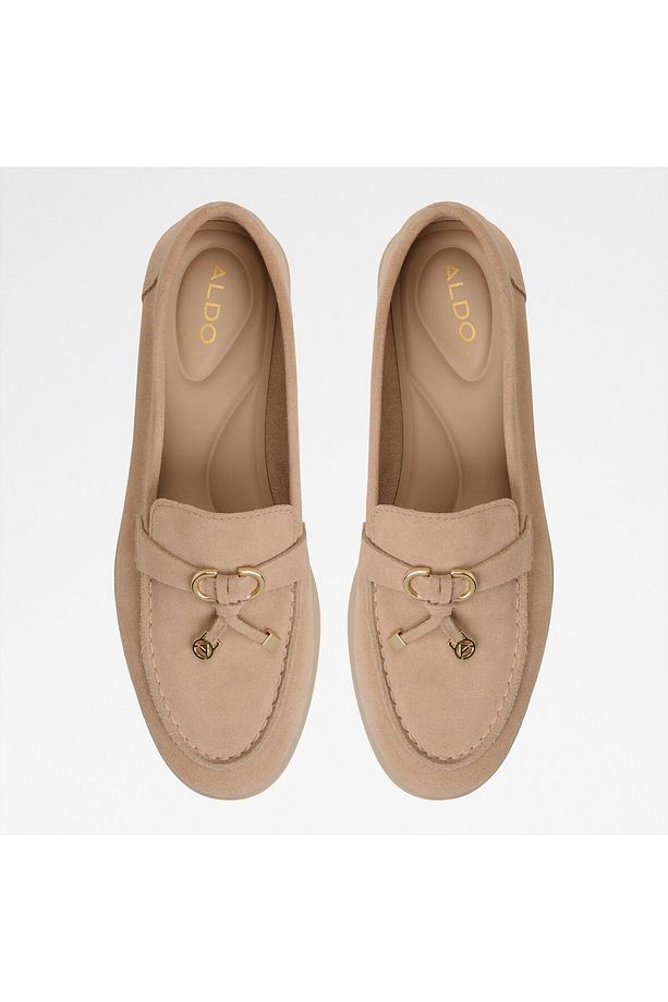 CRERAS-IN - Kadın Hakiki Deri Ekru Loafer & Mokasen - 6