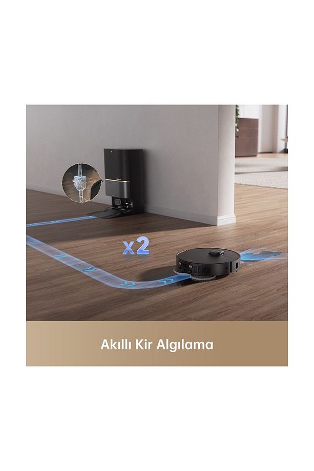 Vaccum 12,000 PA Vormax , X40 Ultra Robot Süpürge Siyah , 3.2 LİTRE - 3