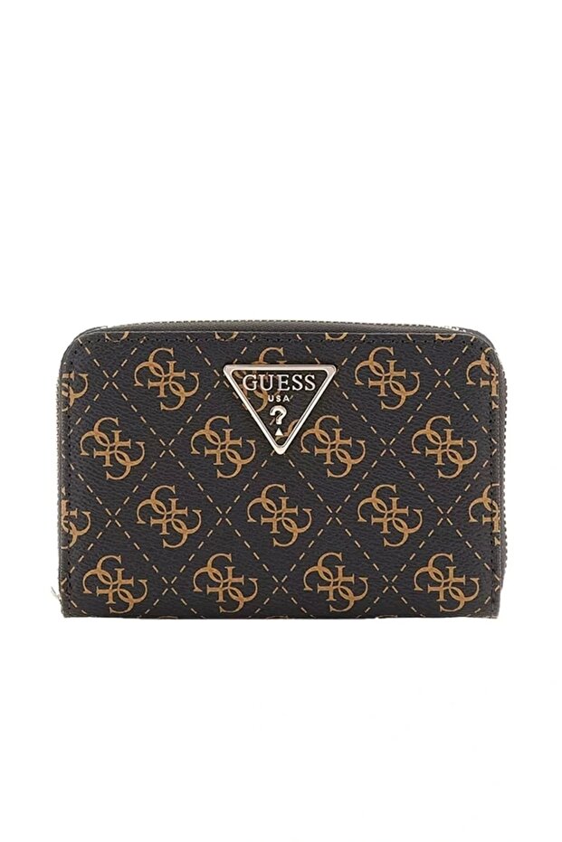 Laurel Slg Medium Dbl Zip Women's Brown Wallet Swqe8500164-Bnl
