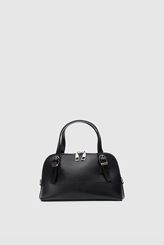 Ribbon Mini Crossbody Bag Black