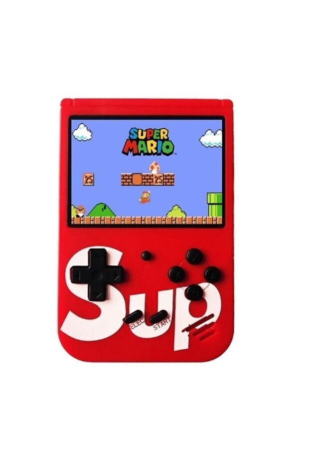 Sup Oyun Konsolu Taşınabilir Video Mini Atari 400 OYUN KIRMIZI