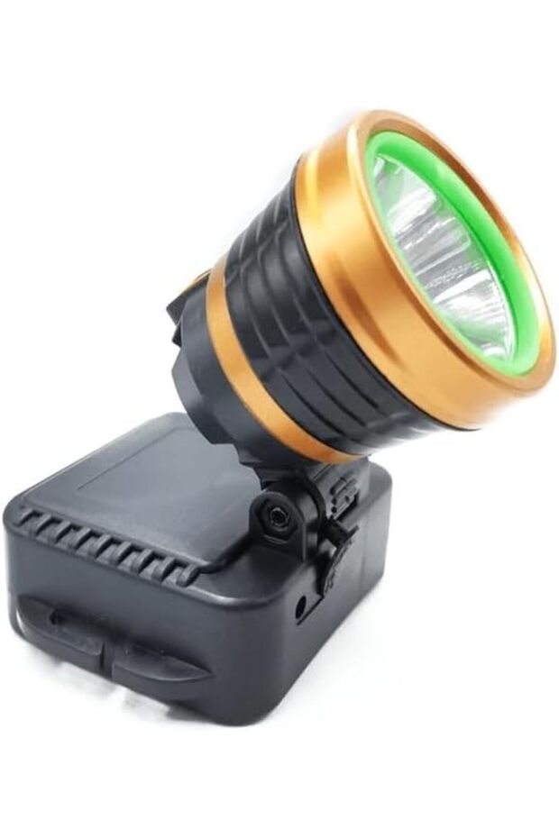 مصباح أمامي LED قابل لإعادة الشحن مع شريط مطاطي - مثالي للتخييم والمشي لمسافات طويلة والرحلات وركوب الدراجات والعمل