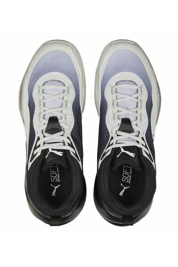 389328-02 Playmaker Fade Basketbol Erkek Spor Ayakkabı Gri - 5