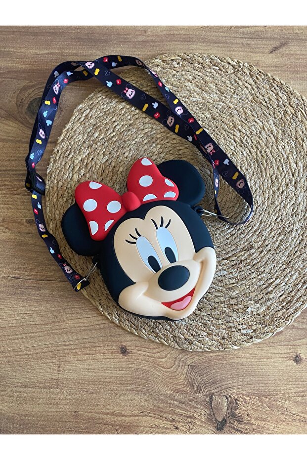 Minnie Mouse Model Silikon Çanta En - 1