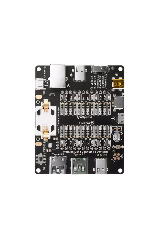 لوحة اختبار مفتاح الدائرة القصيرة من النوع B من النوع C الجديد بدون غلاف، كابل بيانات للكشف عن الشذوذ - 1