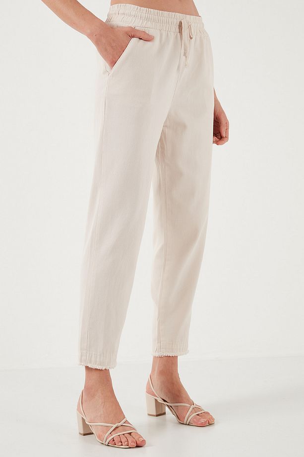 Pamuklu Normal Bel Regular Fit Düz Paça Pantolon Pantolon 668yp42282s4 - 3