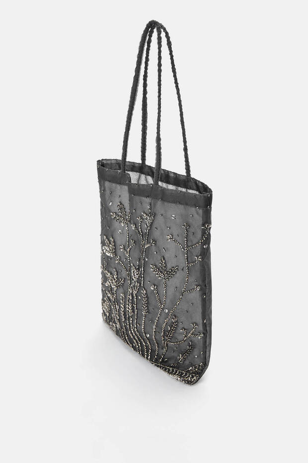 Boncuk detaylı çanta - 4