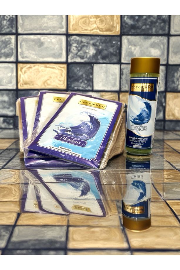 Okyanus Kokulu Set – 3 Adet Dolap Kokusu + 200 ml Çamaşır Parfümü - 2